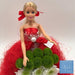 Barbie elegante con fiori