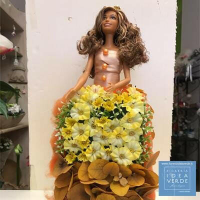 Barbi con tanti fiori a Rimini