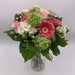 Bouquet Rose Fresie Gerbere Viburno Gipsophila fiori-rimini