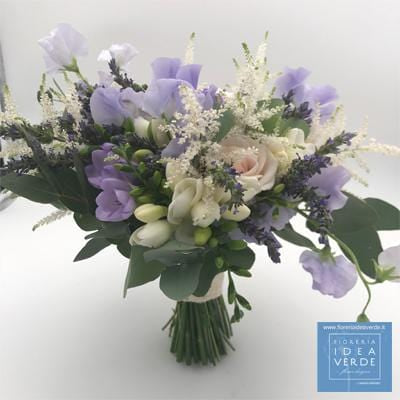 Bouquet Bouquet Roses Freesias Lavender Astilbe