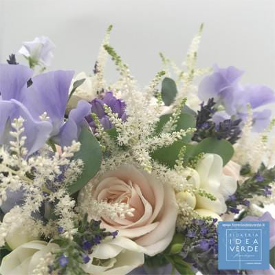 Bouquet Bouquet Roses Freesias Lavender Astilbe