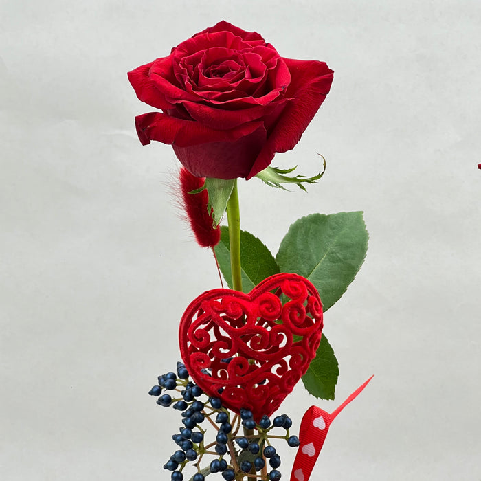 Il gomitolo, la rosa e il cuore